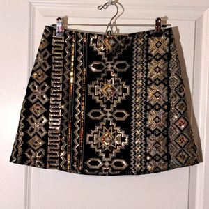 Gorgeous Velvet Sequin Abercrombie Skirt